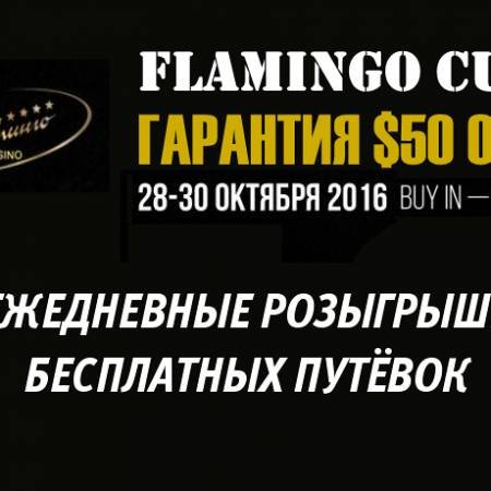 Бесплатные билеты на Flamingo Cup с гарантией $50 000