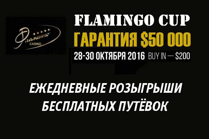 Бесплатные билеты на Flamingo Cup с гарантией $50 000
