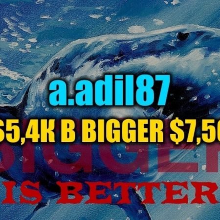 Адиль выиграл Bigger за $7,50 ($5,4К)