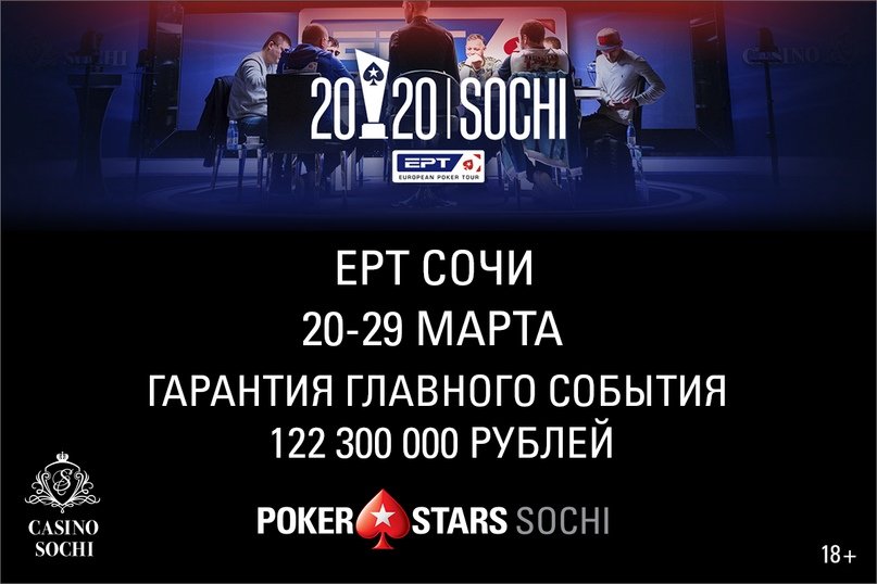 ЕРТ Сочи (20-29 марта): 122 300 000 ₽ — гарантия Главного События
