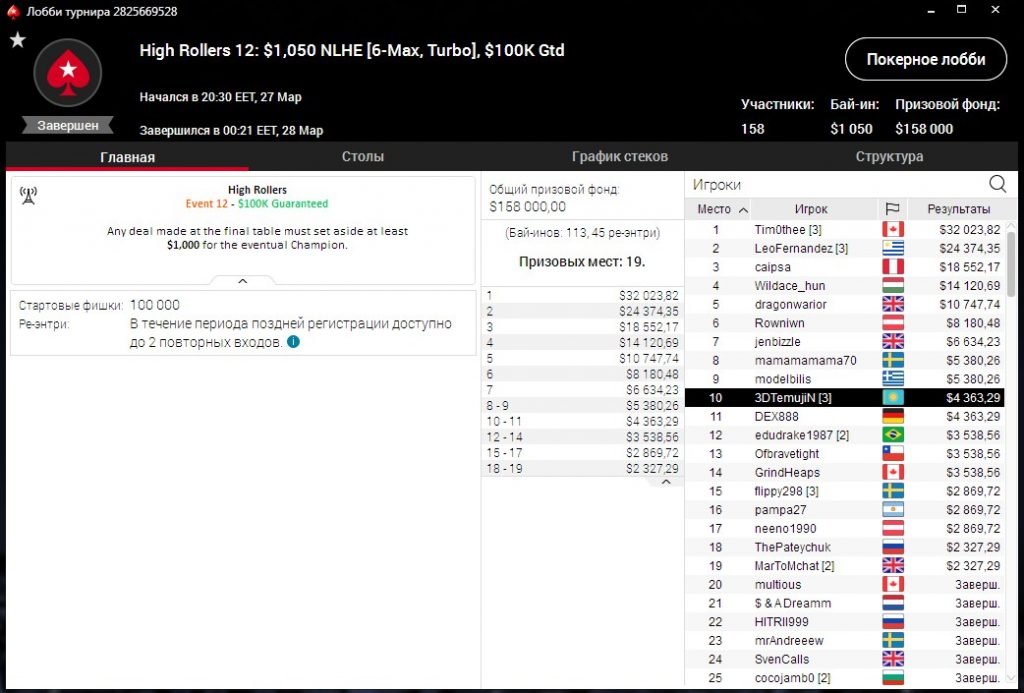 3DTemujiN покер