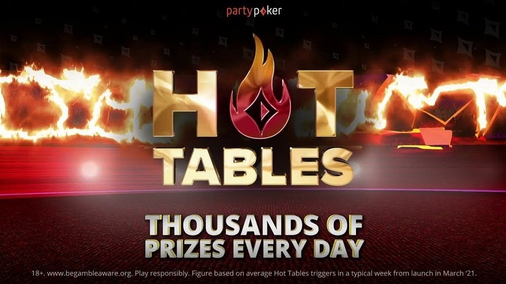 Hot Tables на partypoker — дополнительные награды в кэш-играх